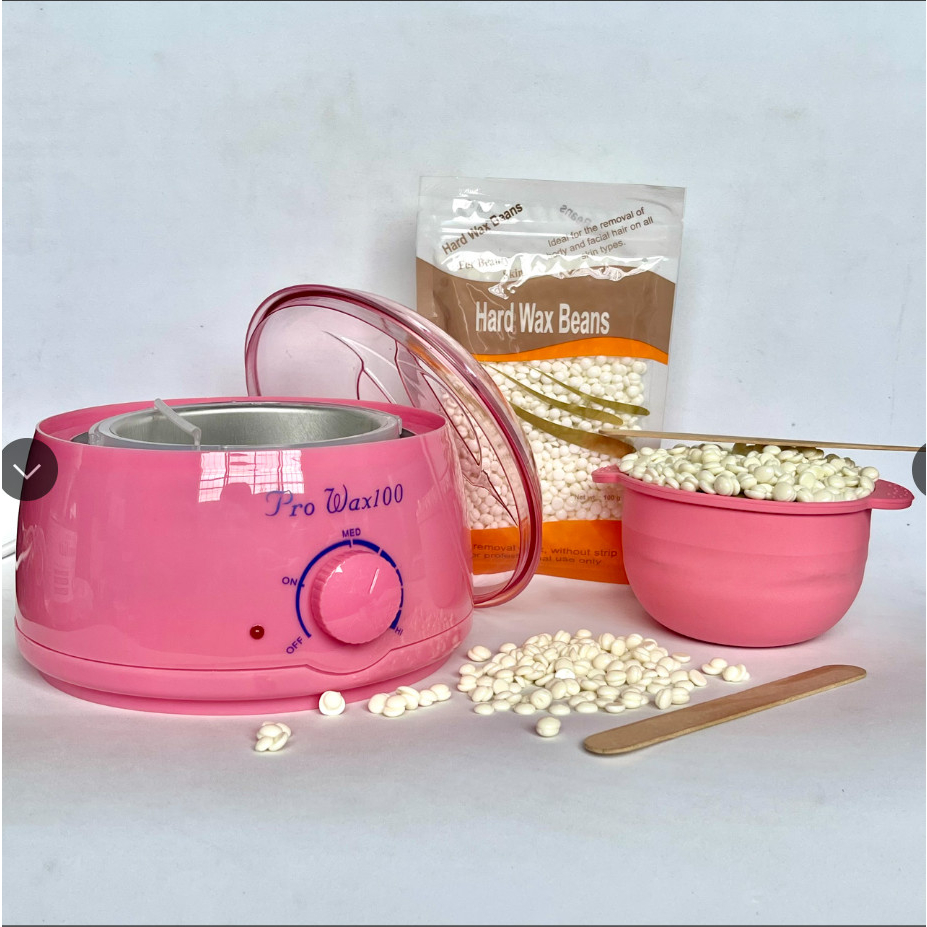 Combo Nồi Nấu Wax + Chén Silicon TẶNG KÈM GÓI WAX 100G VÀ 10 QUE WAX GỖ