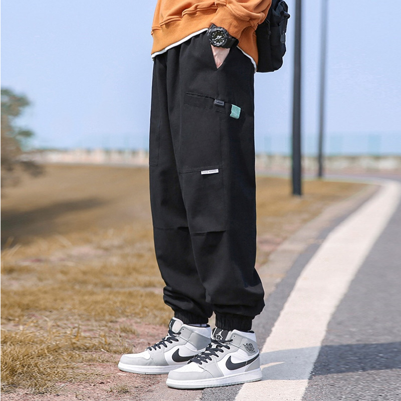 Quần Túi Hộp nam thời trang phong cách hàn quốc Quần jogger unisex mùa hè baggy jean ulzzang Cá Tính màu trơn Mới 2023