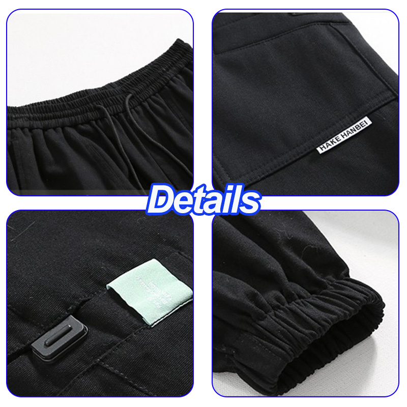 Quần Túi Hộp nam thời trang phong cách hàn quốc Quần jogger unisex mùa hè baggy jean ulzzang Cá Tính màu trơn Mới 2023