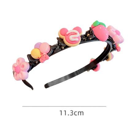 Cài tóc hình Gấu Dâu Miniso, Gấu Pooh, Thỏ Tím Stella lou dành cho bé gái