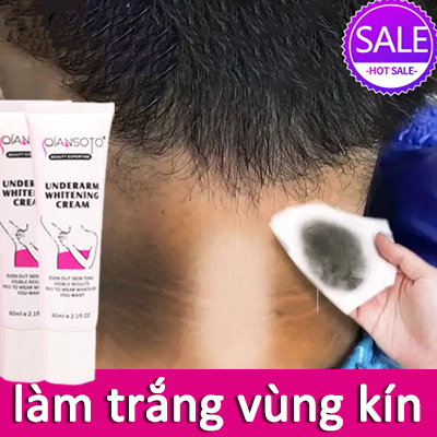 Kem làm trắng vùng nách vùng kín , kem làm trắng sáng 60ml làm trắng nhanh, vùng kín , vùng da sẫm màu, vùng nách đầu