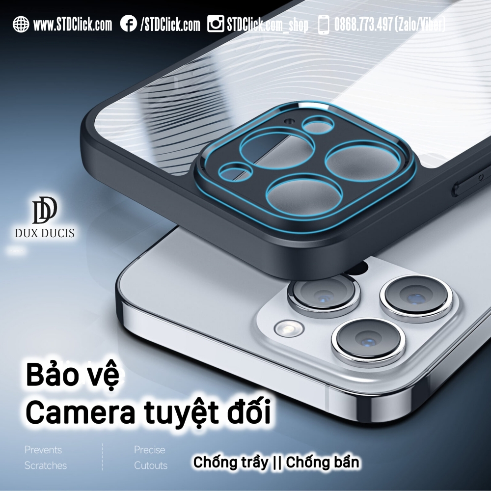 ỐP LƯNG IPHONE 14 PRO MAX - 14 PRO - 13 PRO MAX - 12 PRO MAX DUX DUCIS AIMO CH.HÃNG - VIỀN DẺO LƯNG CỨNG NHÁM VÂN SÓNG