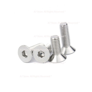 Bulon lục giác inox đầu côn chìm m3 cd1007