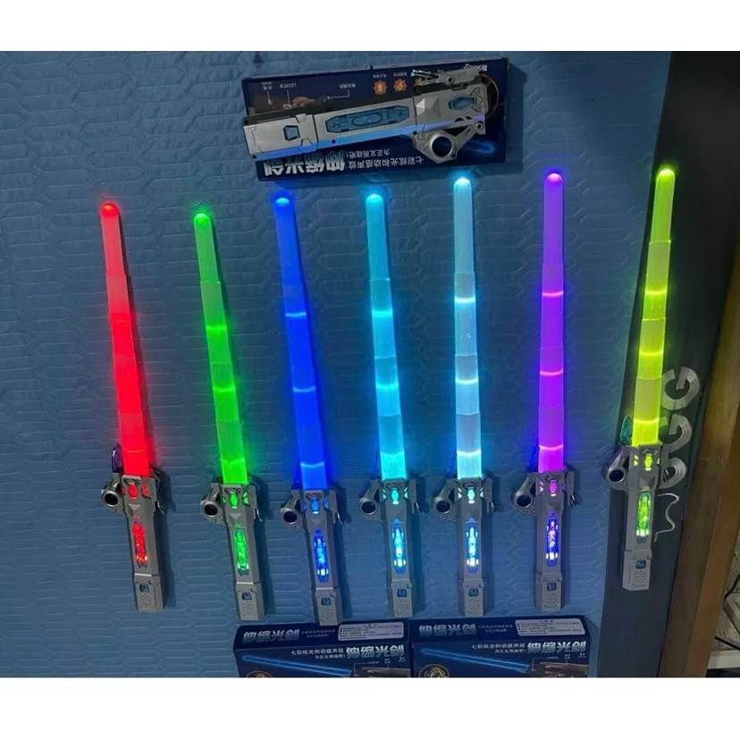 Đồ Chơi Kiếm Ánh Sáng Lazer Phiên Bản Mới Sử Dụng Pin Sạc Hot Hit cho Trẻ Em Vui Nhộn