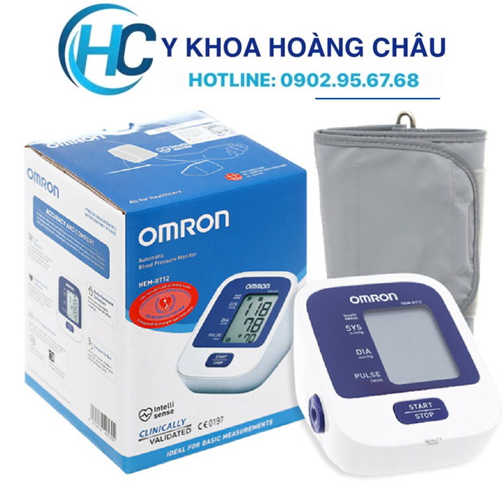Máy Đo Huyết Áp bắp tay Tự Động OMRON HEM-8712 (100% nhập khẩu Nhật Bản - Bảo hành 5 năm)