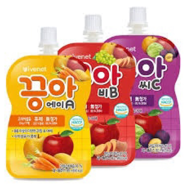 Nước ép trái cây rau củ Ivenet cho bé 12tháng - Bituti Shop