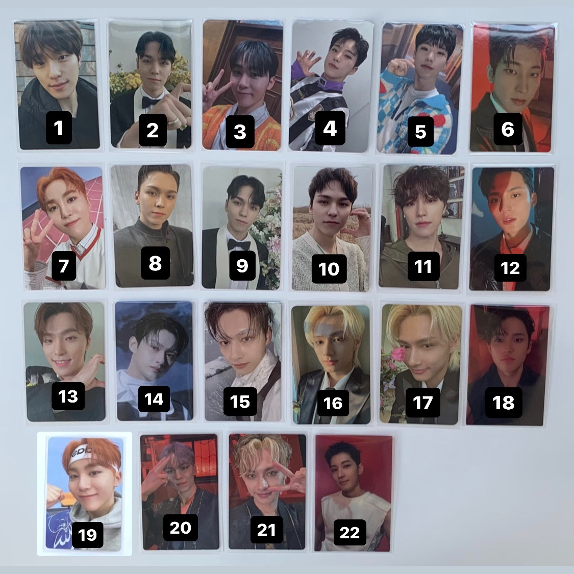 Bộ ảnh thẻ bo góc card nhóm nhạc SEVENTEEN - đọc kĩ mô tả trước khi mua