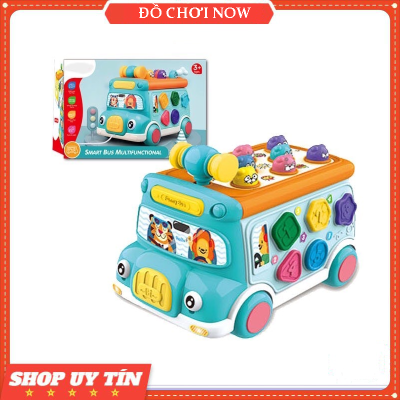 Đồ chơi xe ô tô đa năng cho bé, Đập chuột ô tô cho bé có nhạc và đèn