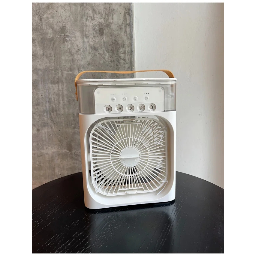 Quạt Phun Sương Điều Hòa Để Bàn Tiện Lợi 3 Chế Độ Quạt Có Chức Năng Hẹn Giờ Tiện Lợi