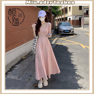 Váy dài dáng xòe chất thun cotton dày dặn co giản 4 chiều,đầm dáng dài cổ tròn tay lững dấu bụng tôn dáng giá rẻ.