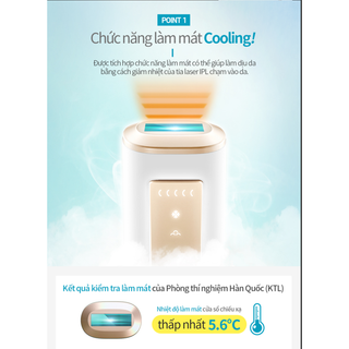 Máy triệt lông Ulike ICE COOL IPL -WHITE