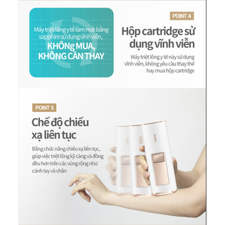 Máy triệt lông Ulike ICE COOL IPL -WHITE