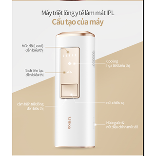 Máy triệt lông Ulike ICE COOL IPL -WHITE