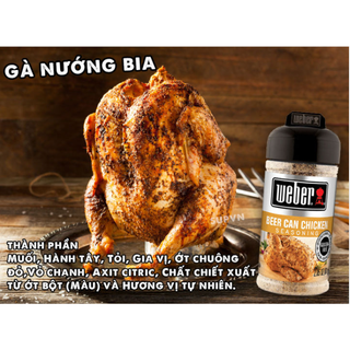 Gia vị ăn kiêng 0 calo Weber( eat clean, keto, gymer, das, không đường )
