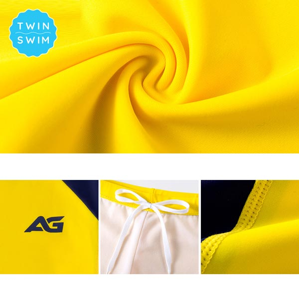 Đồ Bơi Bé Trai Size Lớn Twin Swim Cao Cấp PA, Áo Bơi Size Đại Cho Bé Trai Thiếu Niên Từ 30~60kg, Vải Co Giản Đàn Hồi Cao