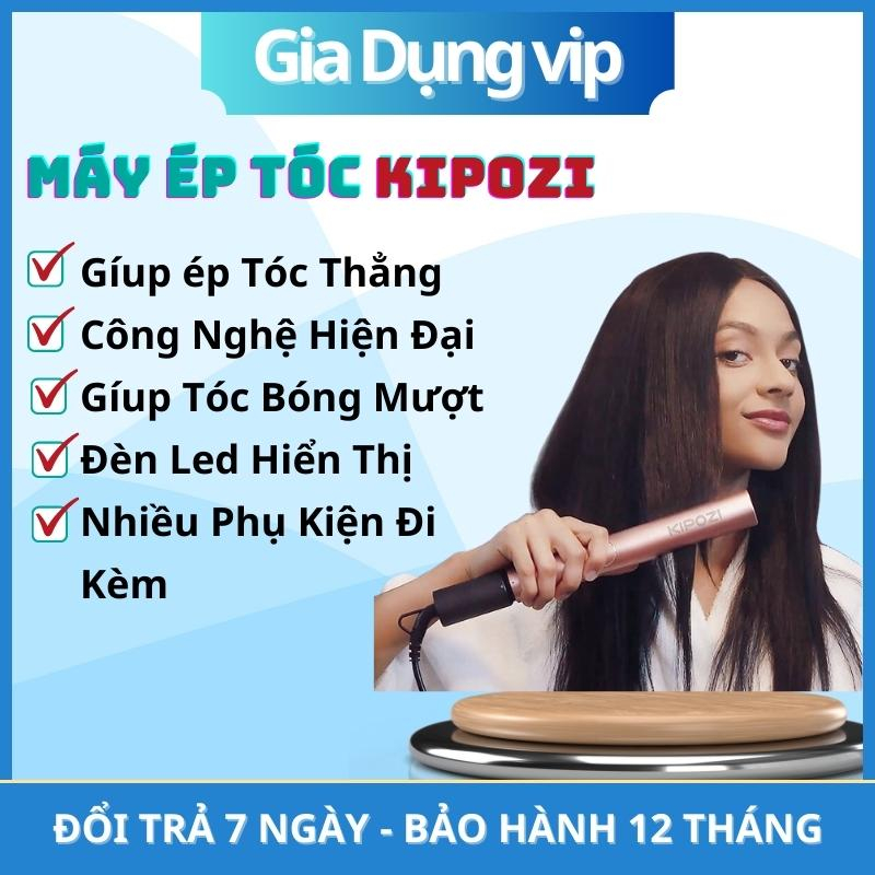 Máy Làm Tóc Ép Thẳng Gíup Tóc Bóng Mượt Nhanh Chóng Không Gây Tổn Hại Và Rất Dễ Sử Dụng Của Hãng KIPOZI