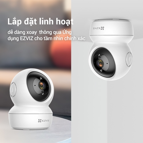 Camera Wifi EZVIZ C6N 2mpx, Camera EZVIZ C6N 4mpx, Camera trong nhà, Bảo hành 24 tháng