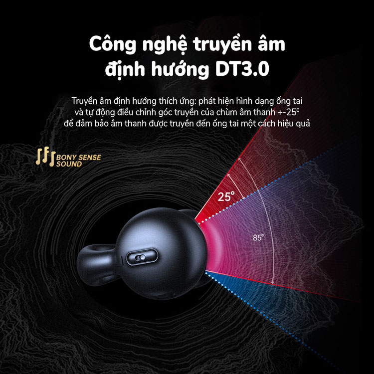 Tai nghe dẫn truyền khí Kinyo i20 đeo vành tai