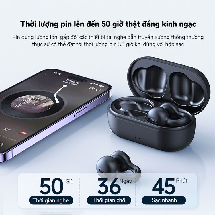 Tai nghe dẫn truyền khí Kinyo i20 đeo vành tai