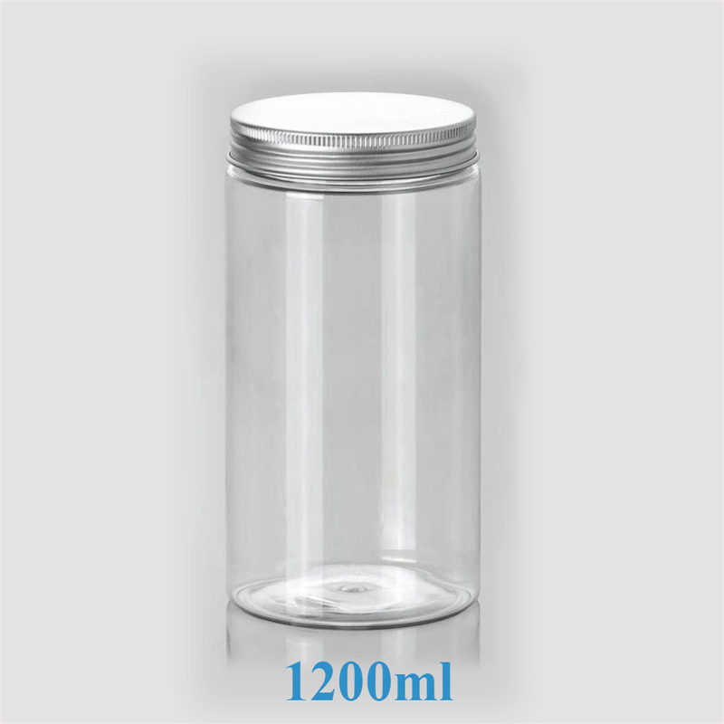 10 Hộp Nhựa, Hũ Nhựa Pet Nắp Nhôm Đựng Thực Phẩm, Đồ Khô, Ngũ Cốc 1200ml