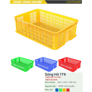 Sóng hở 1t9 , sóng nhựa công nghiệp cao 19cm - sọt nhựa hdpe-pp