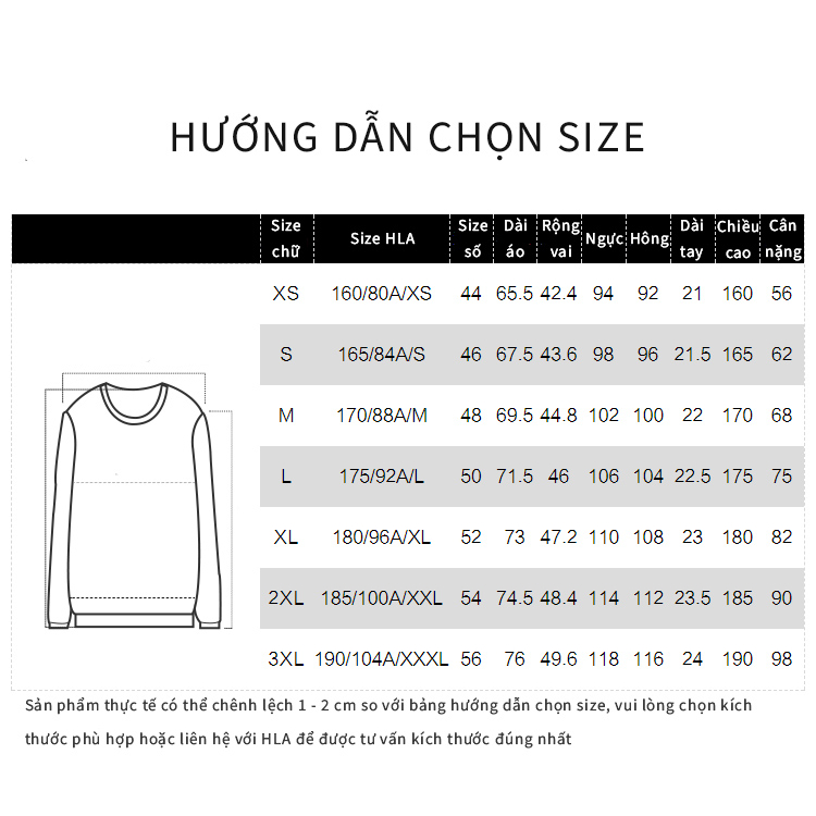 HLA - Áo thun nam ngắn tay in họa tiết vải cotton lạnh kháng khuẩn Round neck short sleeves icy cotton black T-shirt