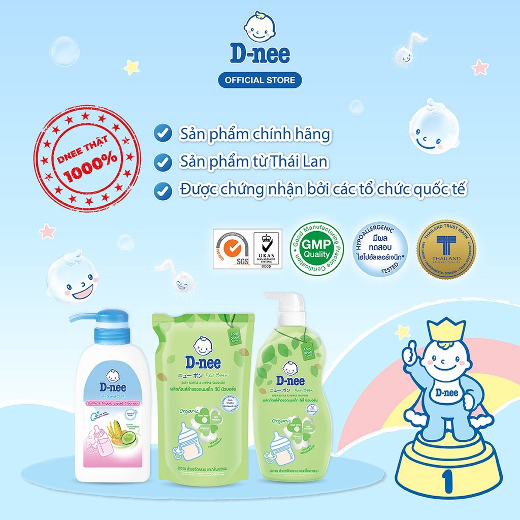 Nước rửa bình sữa D-nee