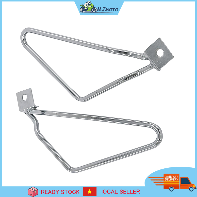 Pát thép lắp túi treo dùng xe mô tô xe máy Harley 883 Yamaha Honda