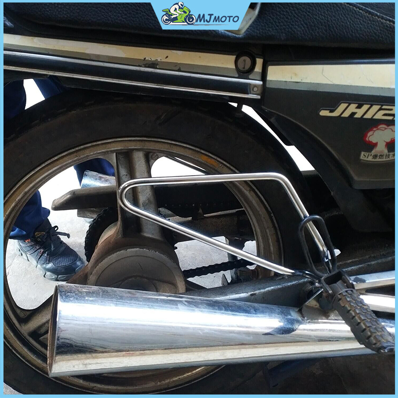 Pát thép lắp túi treo dùng xe mô tô xe máy Harley 883 Yamaha Honda