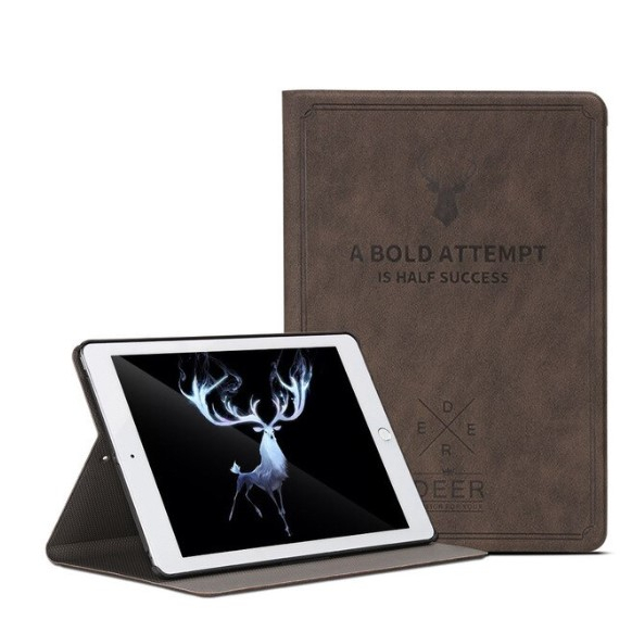 Bao da Xiaomi Mipad 6 / Mipad 6 Pro 11 inch 2023 - Họa tiết đầu hươu - Gập dựng được