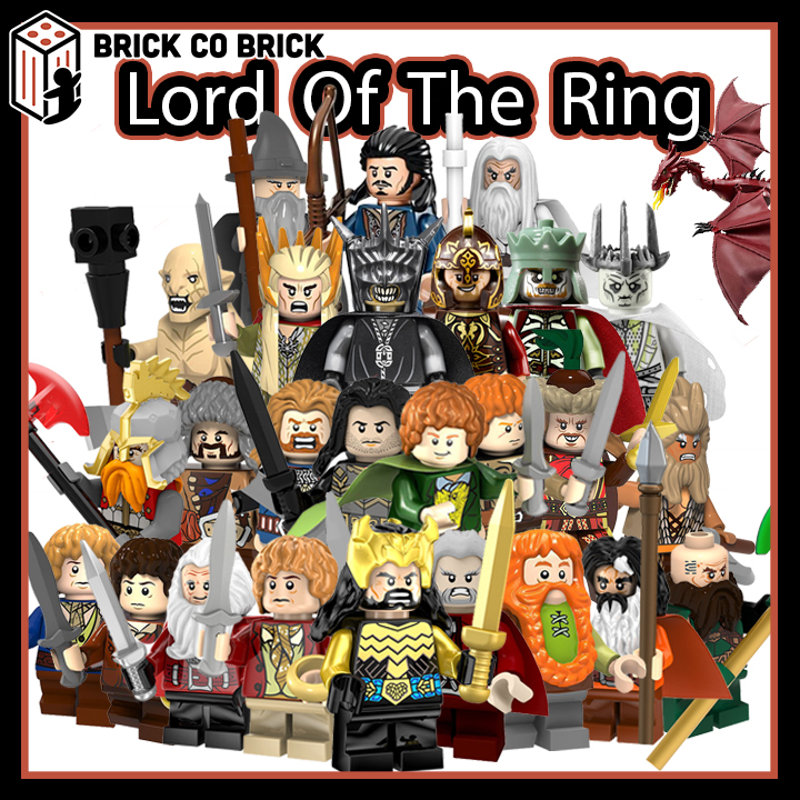 Lord Of The Rings Bộ đồ chơi lắp ráp nhân vật chúa tể của những chiếc nhẫn