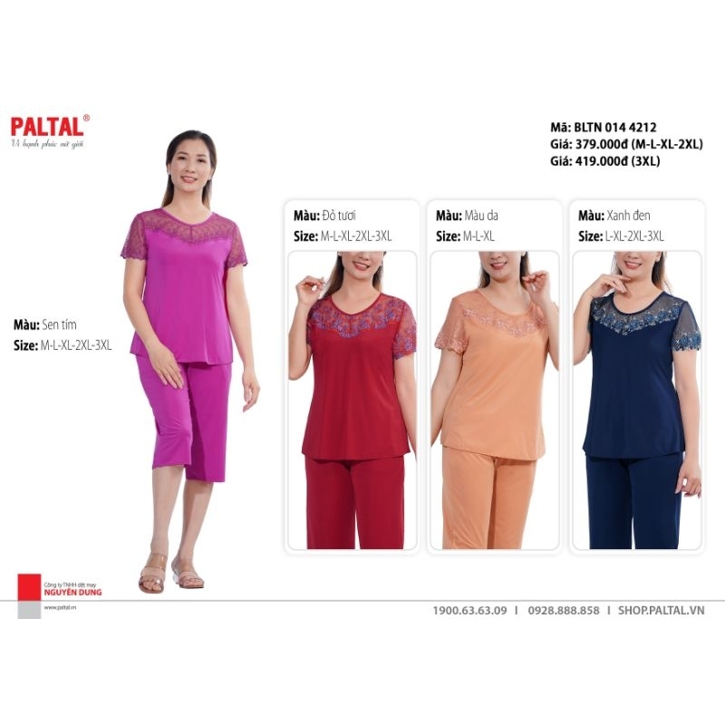 Bộ lửng thun lạnh cap cấp Paltal 144212