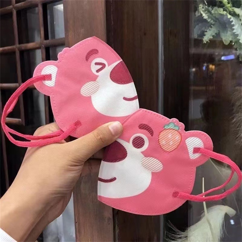 MVP3125 Khẩu trang Gấu Dâu Losto combo 10 chiếc siêu dễ thương chống nắng cho bé