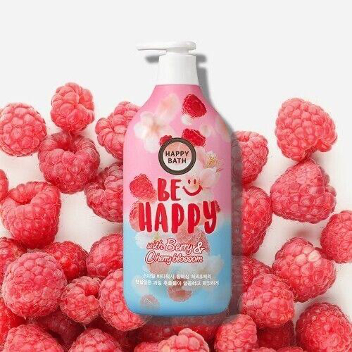 Sữa tắm Happy Bath Smile Body Wash Relaxing (Berry & CherryBlossom) 900g