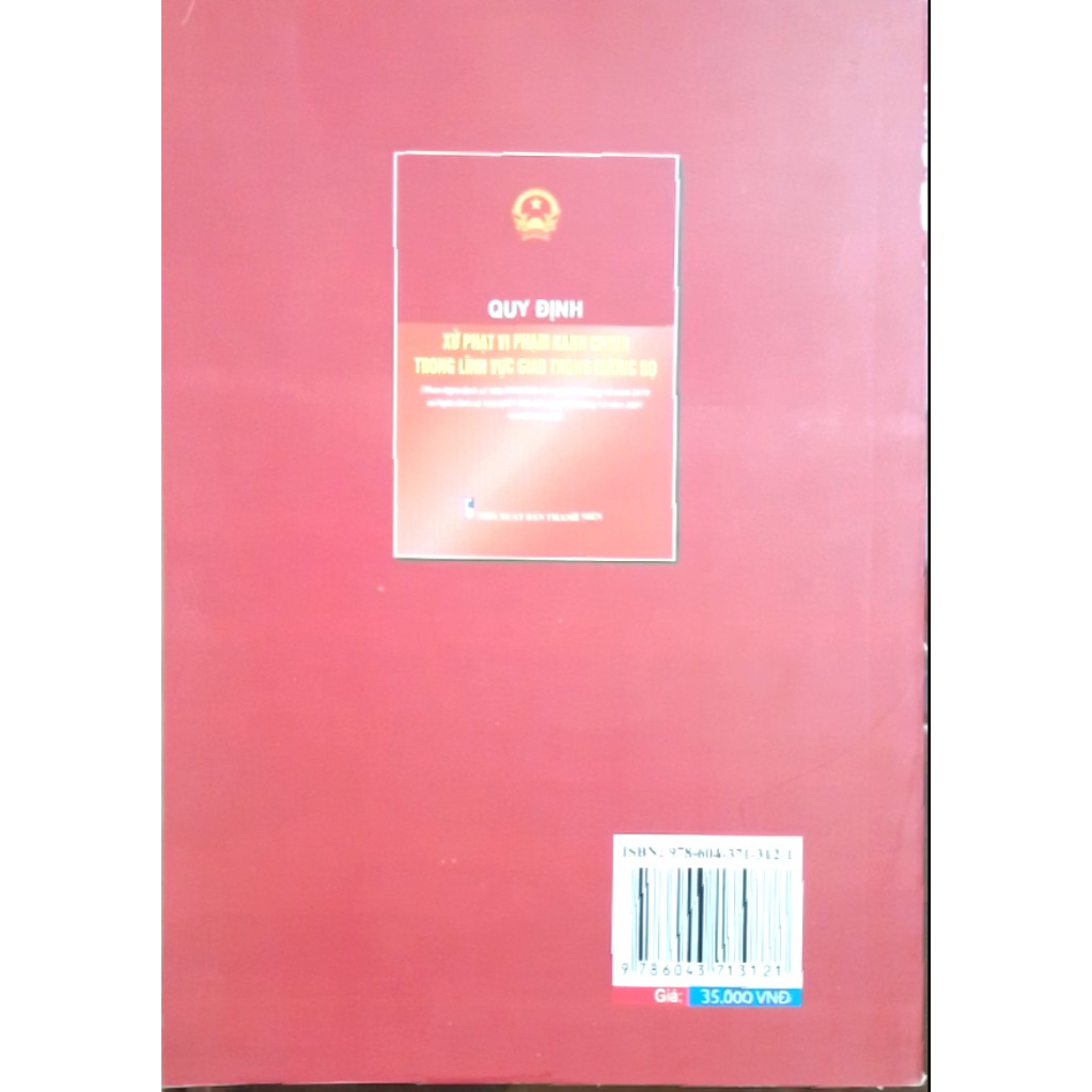 Sách - Quy Định Xử Phạt Vi Phạm Hành Chính Trong Lĩnh Vực Giao Thông Đường Bộ