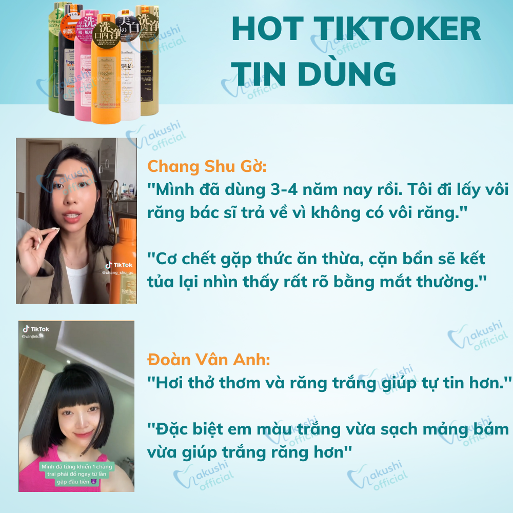 Nước súc miệng Propolinse màu hồng 600ml sạch mảng bám Nhật, nước xúc miệng màu hồng hoa anh đào Nhật Hakushi