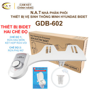 Vòi xịt vệ sinh thông minh Bidet GDB-602 lắp thêm cho bồn cầu - Bảo hành chính hãng 3 năm - Hyundae Bidet