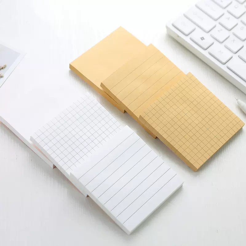 PRUE CORNER Giấy ghi chú kraft retro 80 tờ - Basic kraft sticky note 80 pages