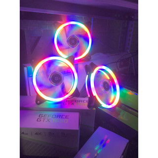 Quạt Tản Nhiệt - Fan Led RGB quạt tản nhiệt độ xe điện
