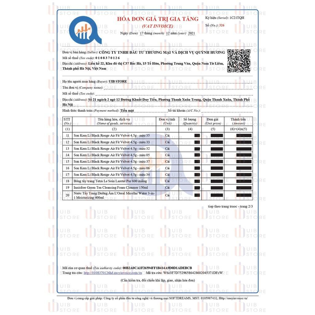 Son Kem Lì Black Rouge Màu A12 Nâu Đỏ Air Fit Velvet Tint