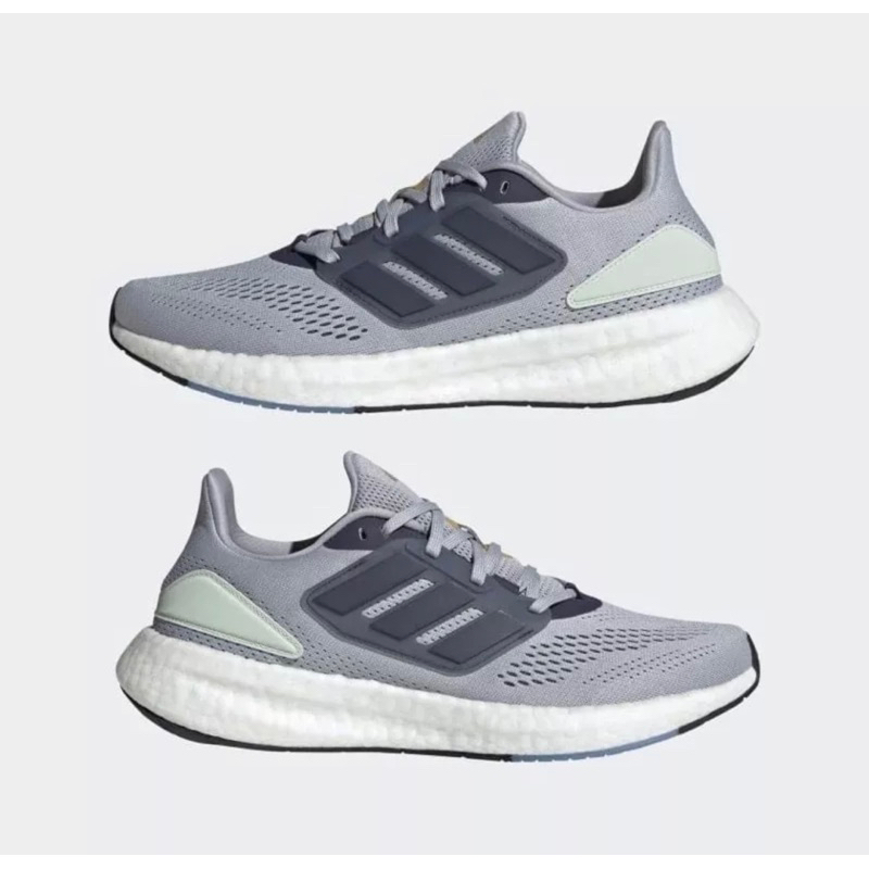 Giày Adidas Pureboost 22 Halsil HQ1451 xám xanh