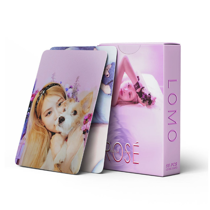 Lomo ROSE Blackpink 30 tấm bo góc xinh xắn