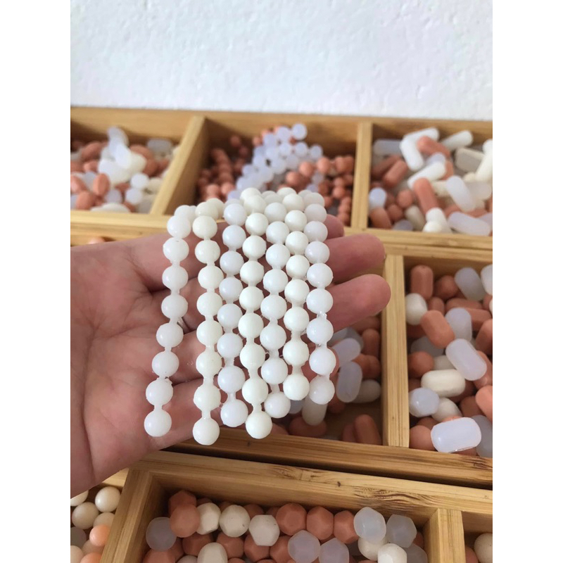 Chuỗi 10 hạt silicon y tế(bi găm)