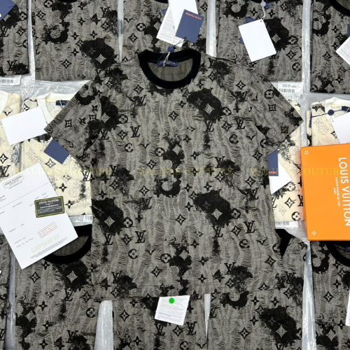 Áo Thun Cotton Nam Thiết Kế Rách 2 Lớp In Logo Siêu Đẹp, Áo Phông Cotton Nam Form Rách Siêu Mát