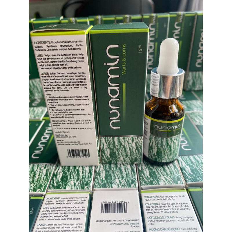 serum xoá mụn cóc Nunamin