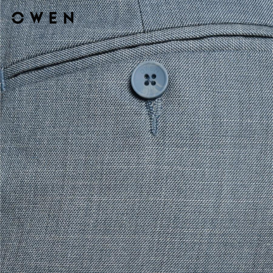 Quần tây Nam Owen Slim Fit màu xám chất liệu TR/Spandex - QS22419