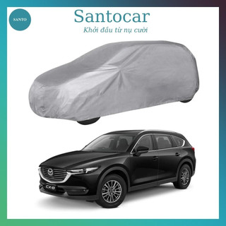 Bạt phủ xe ô tô Mazda Cx8, bạt trùm xe Cx8, bạt che nắng xe ô tô vải dù - Santocar