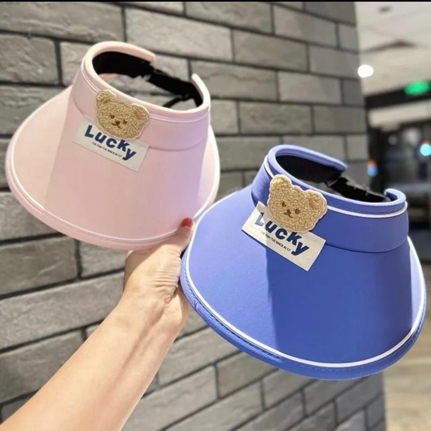 Mũ Chống Nắng LUCKY Mùa Hè Phong Cách Hàn Quốc Dễ Phối Đồ Cho Bé Yêu A.Đ