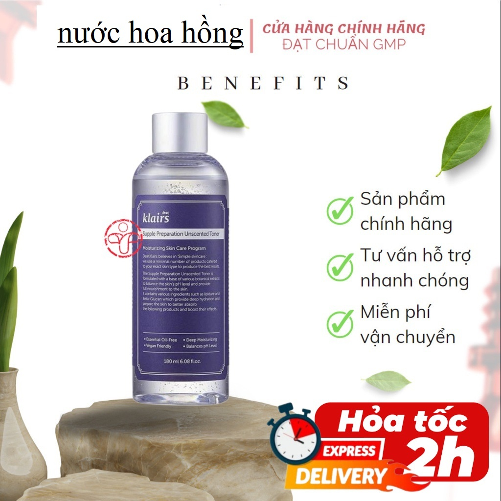 Nước Hoa Hồng Không Mùi Dear Klairs Dưỡng Ẩm Da Và Làm Mềm Da | BigBuy360 - bigbuy360.vn