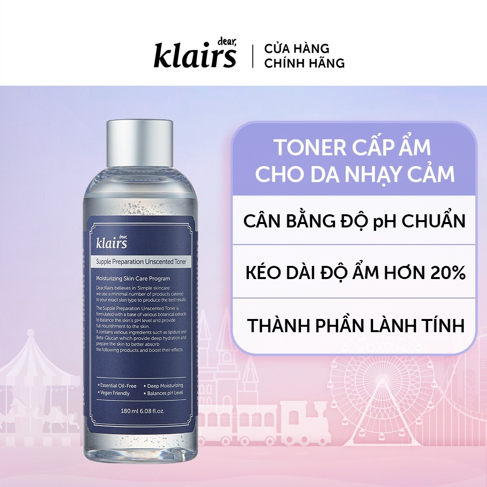 Nước Hoa Hồng Không Mùi Dear Klairs Dưỡng Ẩm Da Và Làm Mềm Da | BigBuy360 - bigbuy360.vn
